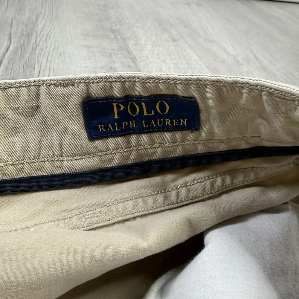 Polo Ralph Lauren Tan Chino Pants 44B x 30 Western RRL Jean Style Preppy X